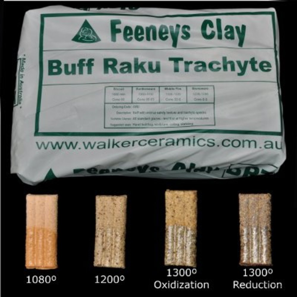 Feeneys Buff Raku Trachyte - 40 to 79 Bags