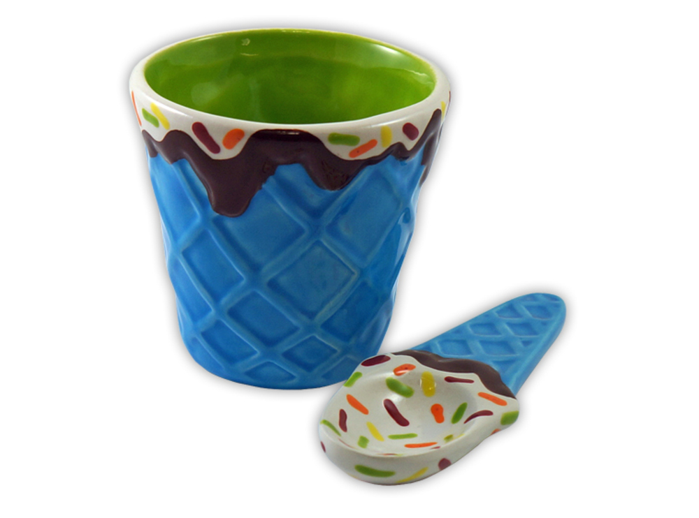 Ice Cream Bowl and Spoon