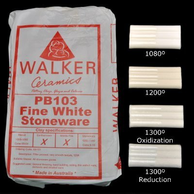 Walkers PB103 Fine White Stoneware - 20 to 49 Bags