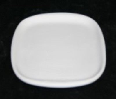 Square Snack Plate - Earthenware